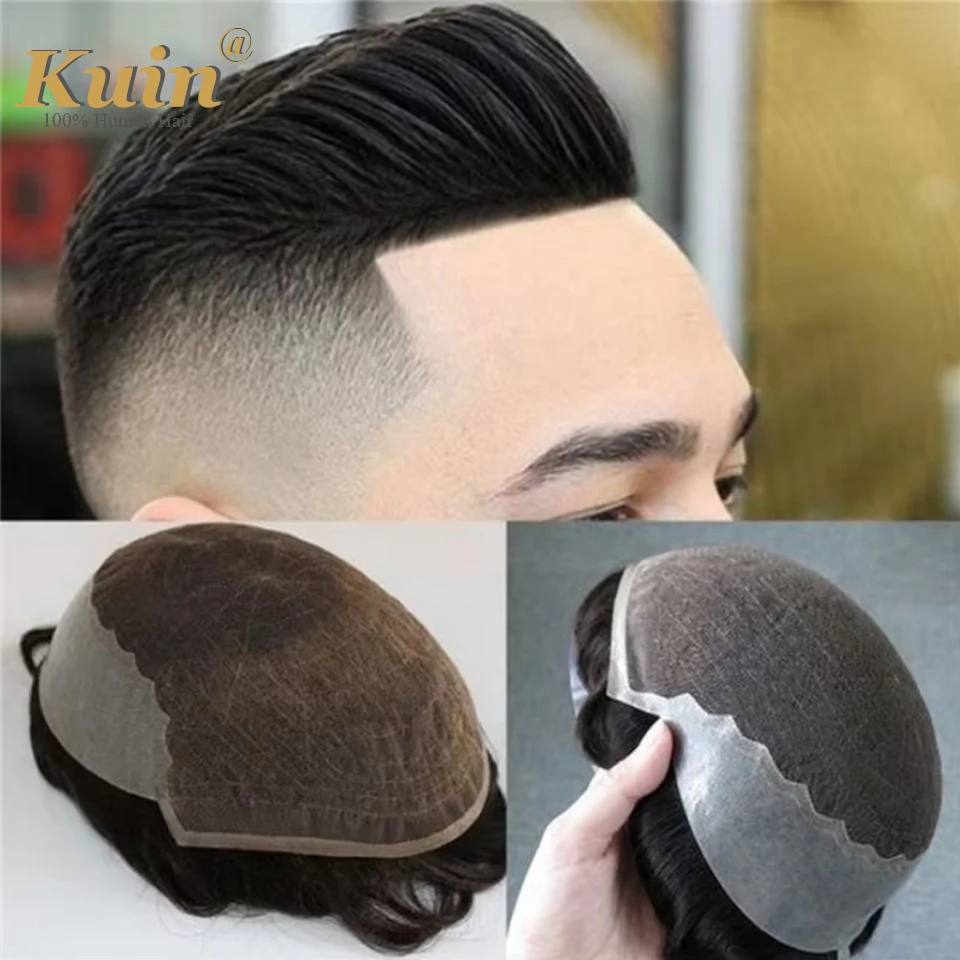 Lace Toupee Men Ind… - image