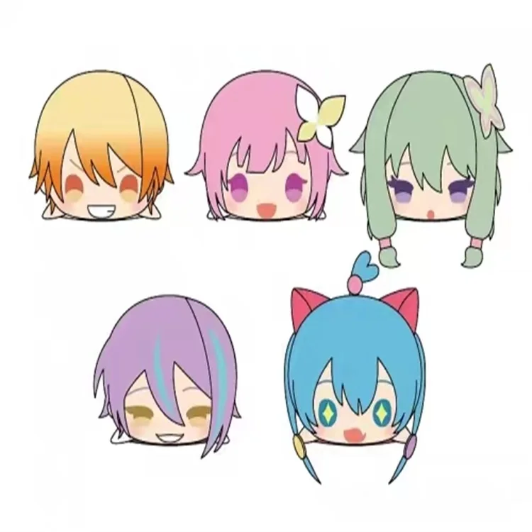 8cm Plush Doll Toys Project Sekai Wonderlands x Showtime Mochi Mascot Vol.4 Tenma Tsukasa Ootori Emu Kusanagi Nene Kamishiro Rui