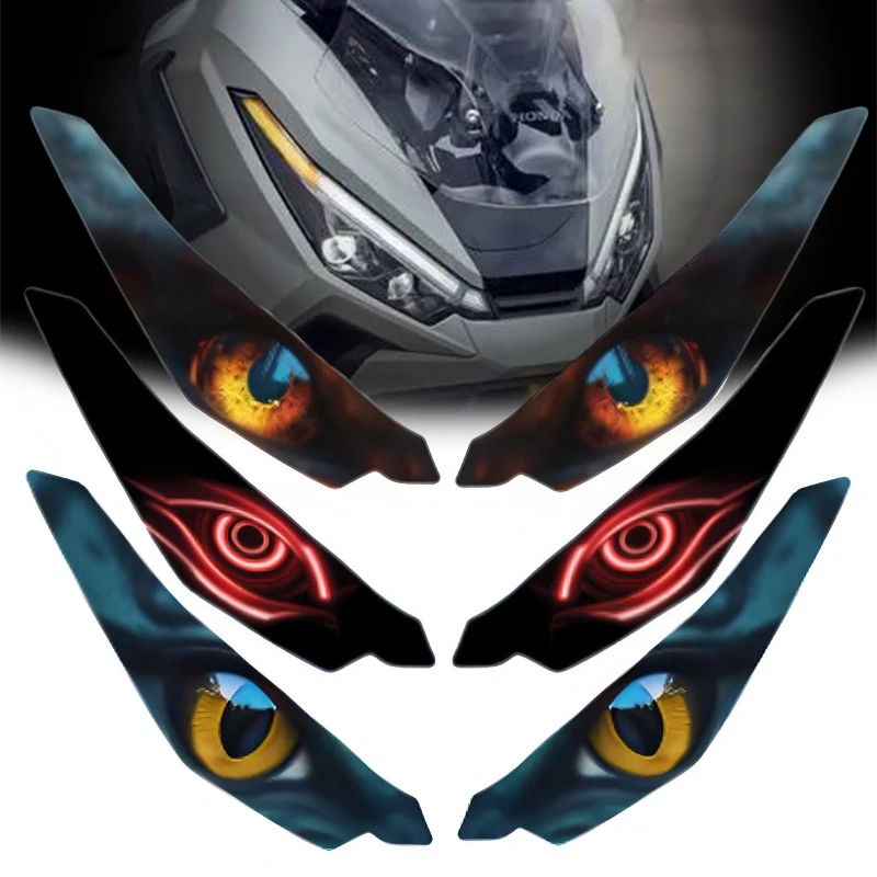 

Fit For X-ADV750 XADV750 X-ADV 750 XADV 2025 Motorcycle 3D Front failing light Stickers Guard Head light protection Sticker