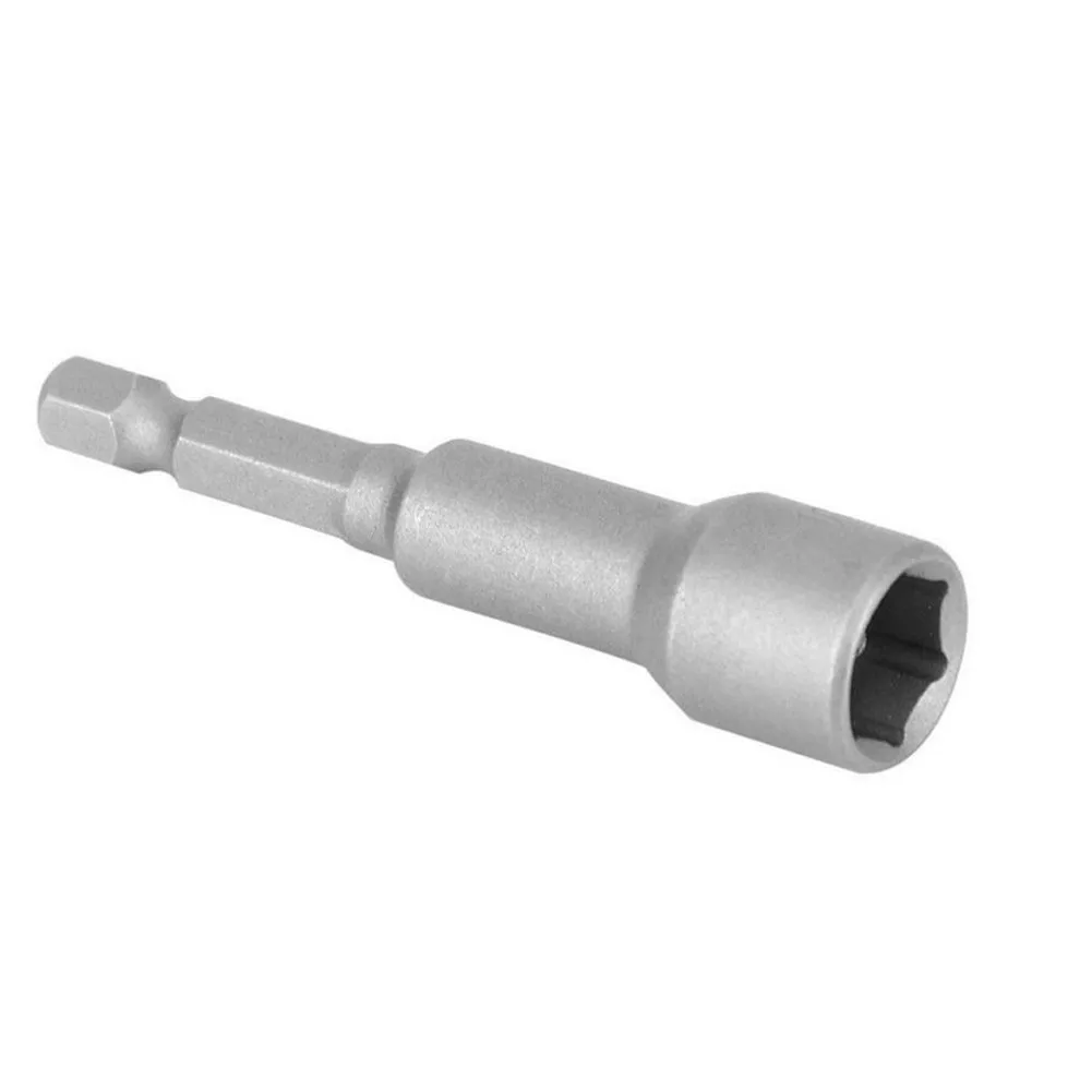 Quality Assured Magnetic Nuts Drive Bits in Sets of Five at Diameter Ten Millimeters and Length Sixty Five Millimeters