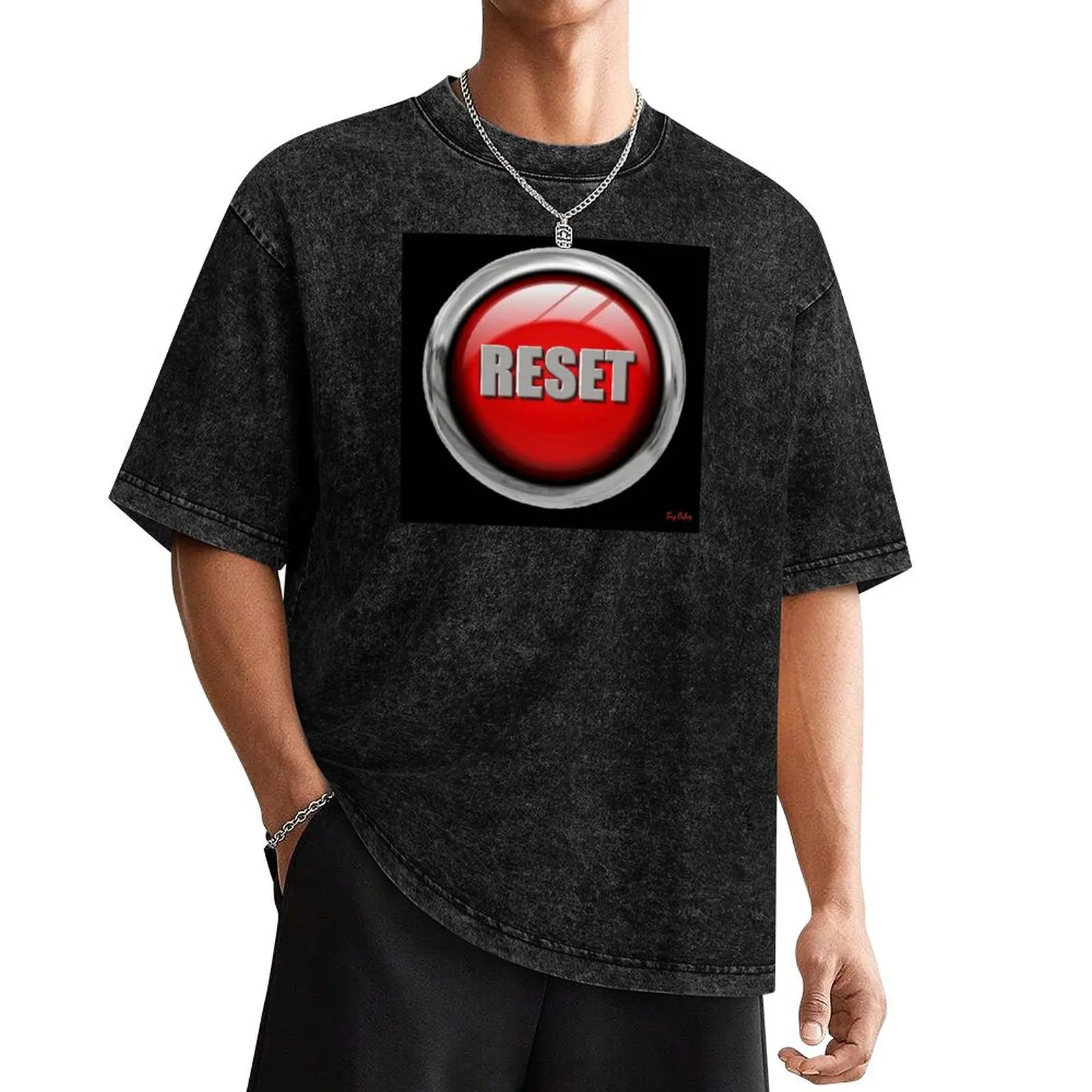 RESET- JUMBO NEW! T-Shirt plus size tops anime stuff blacks anime clothes shirts men graphic