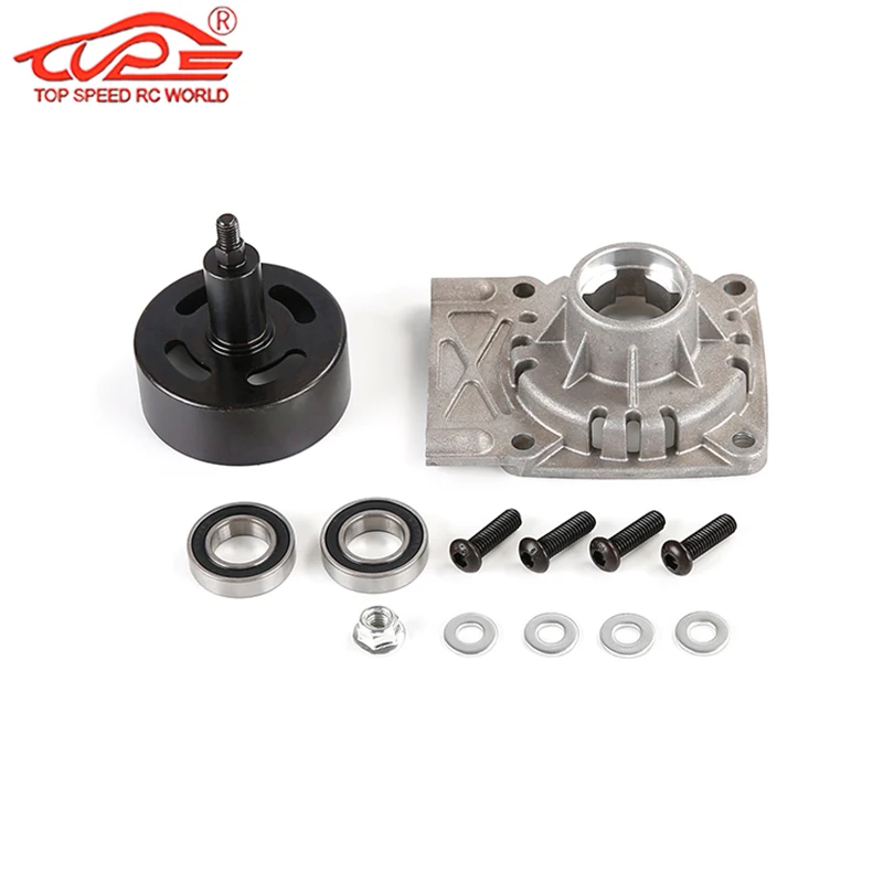 Engine Upgrade Parts New Metal Clutch Bracket Kit with Hex Clutch Bell for 1/5 Scale Rc Car Gas Losi 5ive-t Rofun Rovan LT KM X2