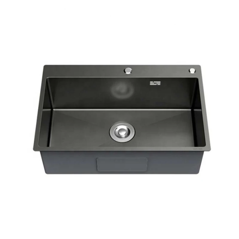 

High Quality Handcraft Nano sinks stainless steel lavaplatos black kitchen sink