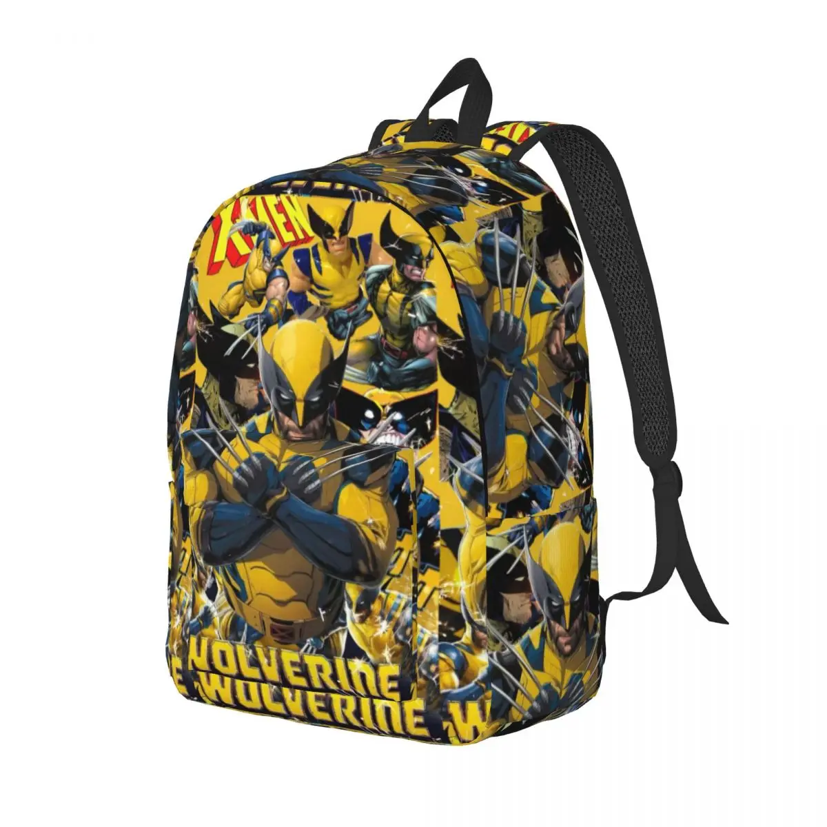 Custom Wolverine Canvas Backpacks for Women Men School College Students Bookbag Fits 15 Inch Laptop Bags