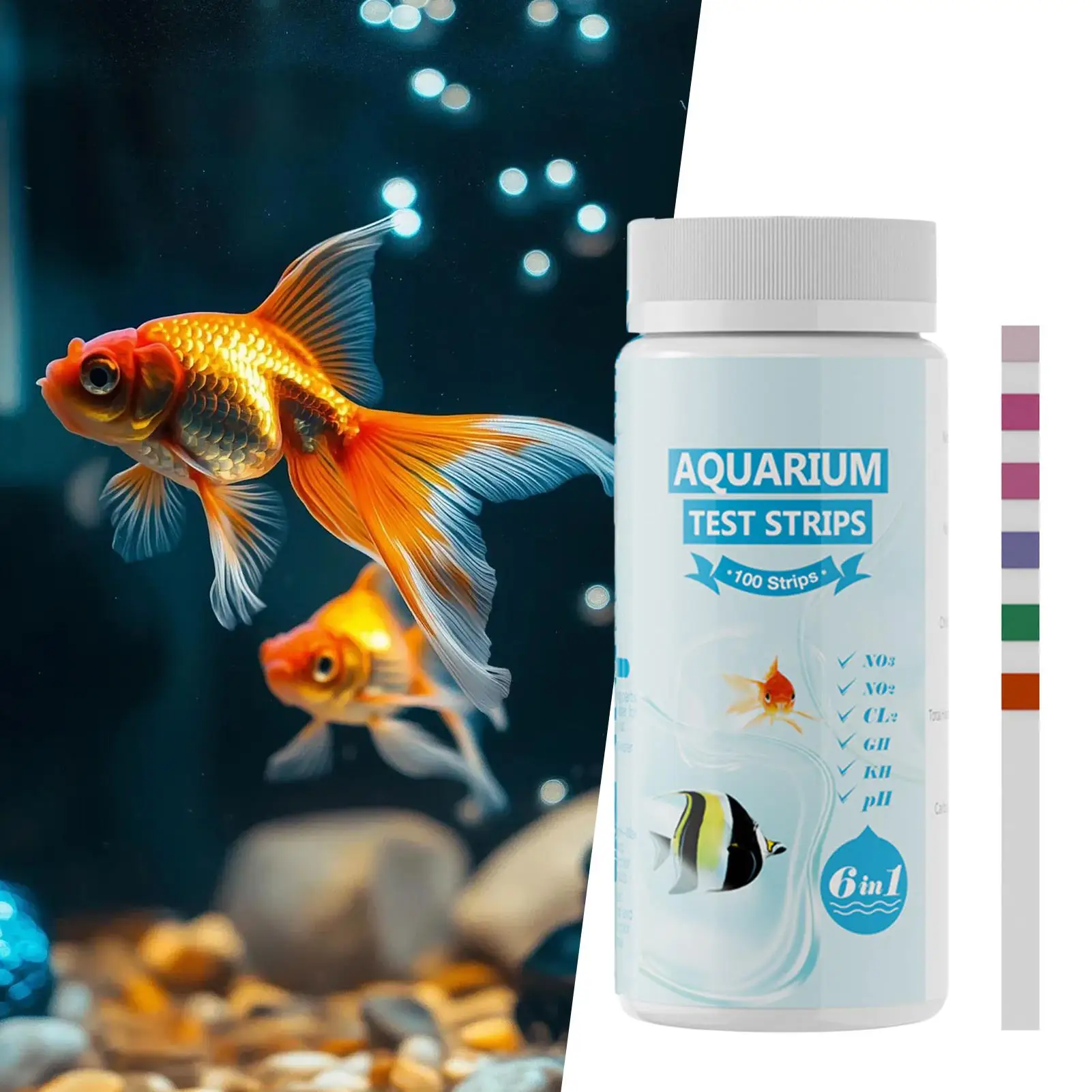 100Pcs Aquarium Tes…