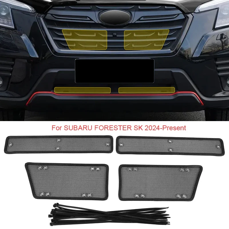 4PCS Car Insect-proof For SUBARU CROESSTREK GU FORESTER SK OUTBACK BT XV CROSSTREK GT Air Inlet Protect Cover Airin Insert Net