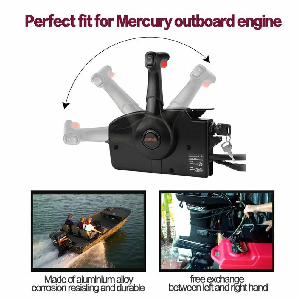 Caja de Control remoto para Mercury Outboard, montaje lateral embellecedor e inclinación, 14 pines, 881170A15