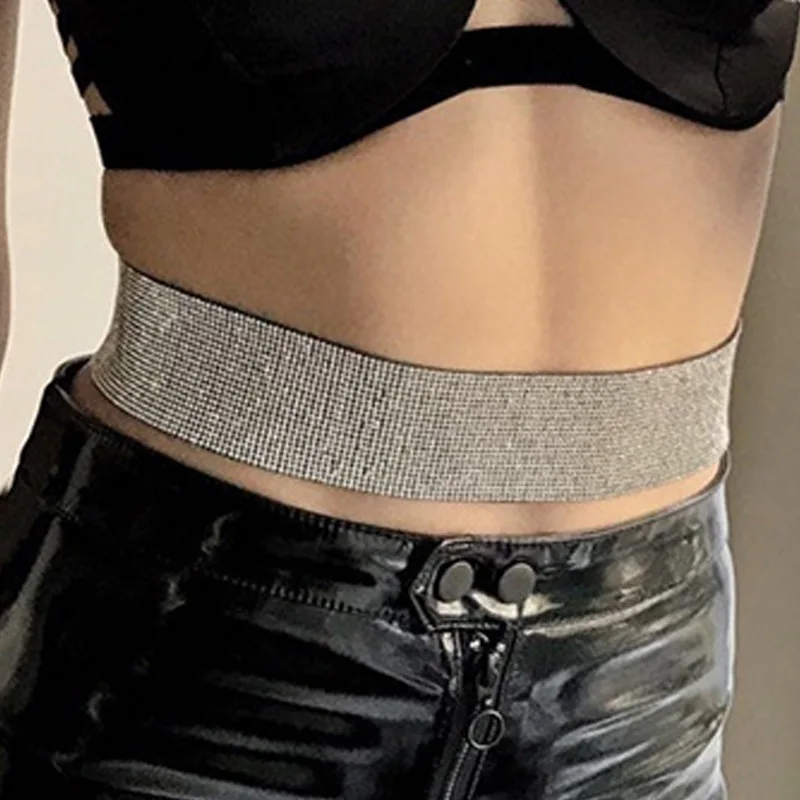 

Wind Belt, Metal Rhinestone Belly Band, Waistband, SportS And Fitness Decoration
