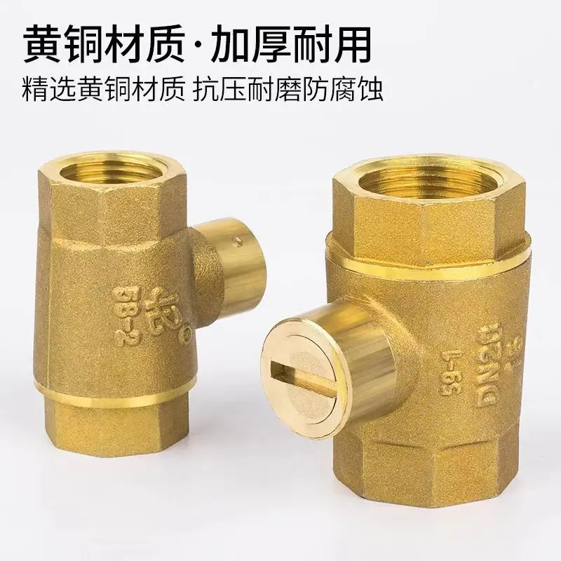 Locking Ball Valve with Key - Copper Anti-Theft Water Meter Switch Valve DN20 DN25