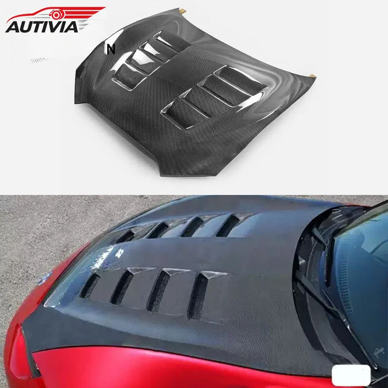 Suitable for Mazda MX5 ND CS style carbon fiber hood, car hood modification and upgrade