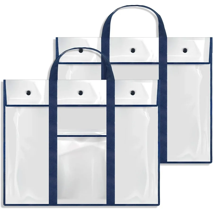 GAMENOTE 2팩 대형 포스터 보관 가방 31.5×25.5 게시판 홀더 아트 포트폴리오 컨테이너 교사용 교실 정리