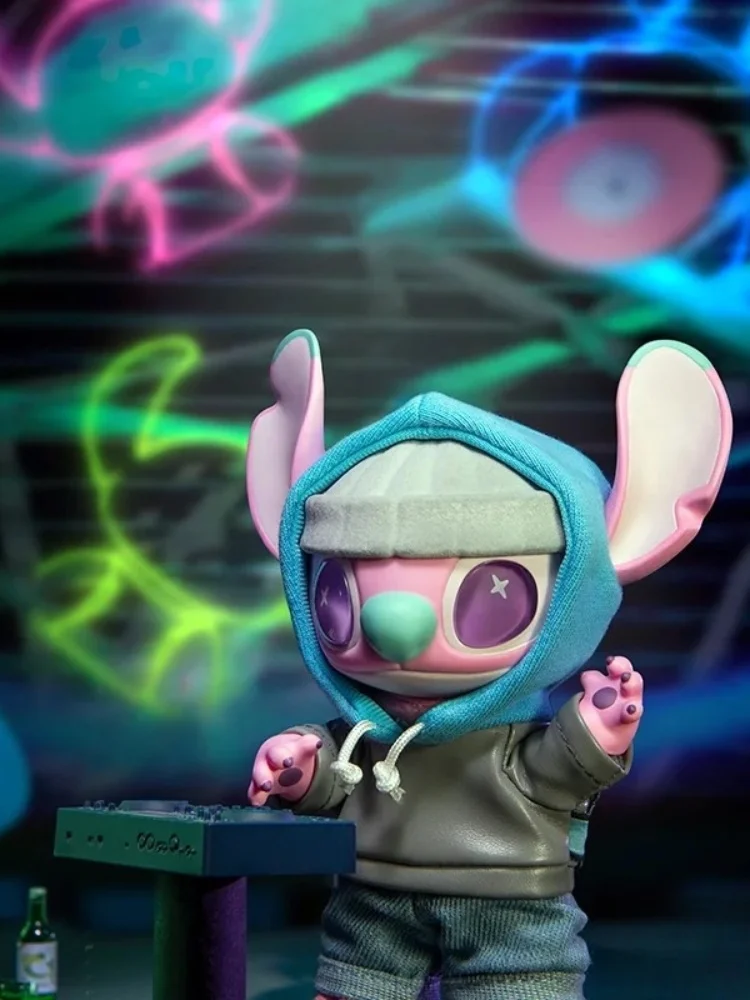 Original Stitch Genz Street Series Blind Box Vinyl Panda Mystery Box Anime Figure Room Decoration Collection Kid Custom Gift