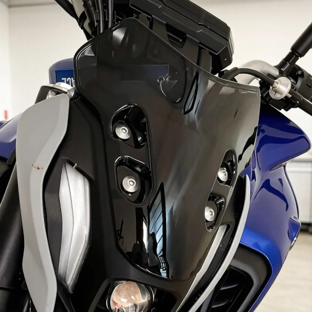 

For Yamaha MT07 2023 2022 2021 Windscreen MT-07 MT 07 Motorcycle Windshield Deflectors Wind Shield Screen Protector MT07 2024