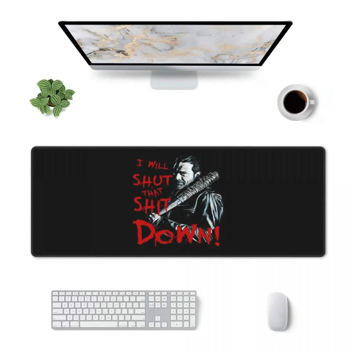 Negan Rubber Keyboard Pads