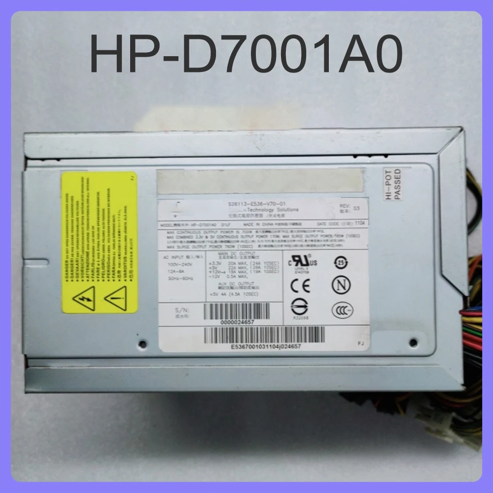 

For Fujitsu M470 700W Power Supply S26113-E536-V70-01 HP-D7001A0