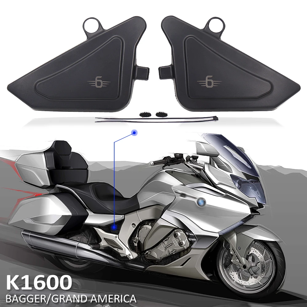 

K 1600B Motorcycle Accessories Frame Side Panels Cover Fairing Cowl Plastic Plates Tank Trim FOR BMW K1600 B K1600 Grand America