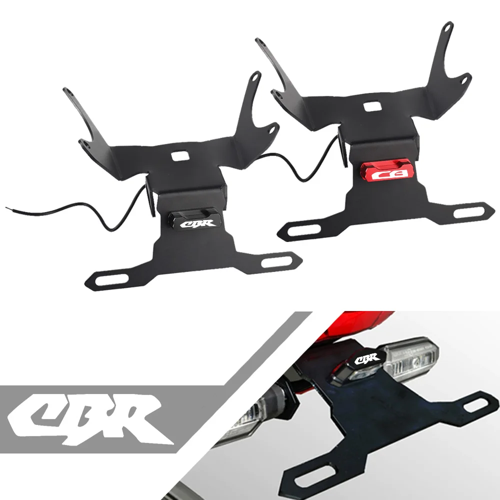 

Rear License Plate Bracket Motor Accessories For HONDA CB650R CBR650R 2021 2024 Licence Registration Holder CB 650 R CBR 650 R