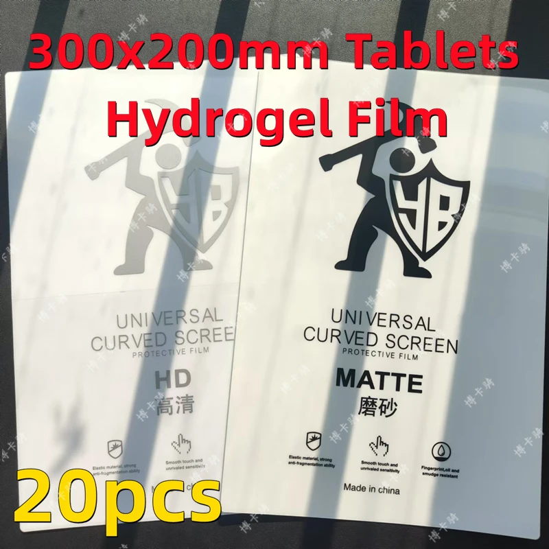 20 stks Tabtets Matte Hydrogel Film Voor iPad Screen Protector Krasbestendig HD explosieveilige Film voor Blade Snijmachine