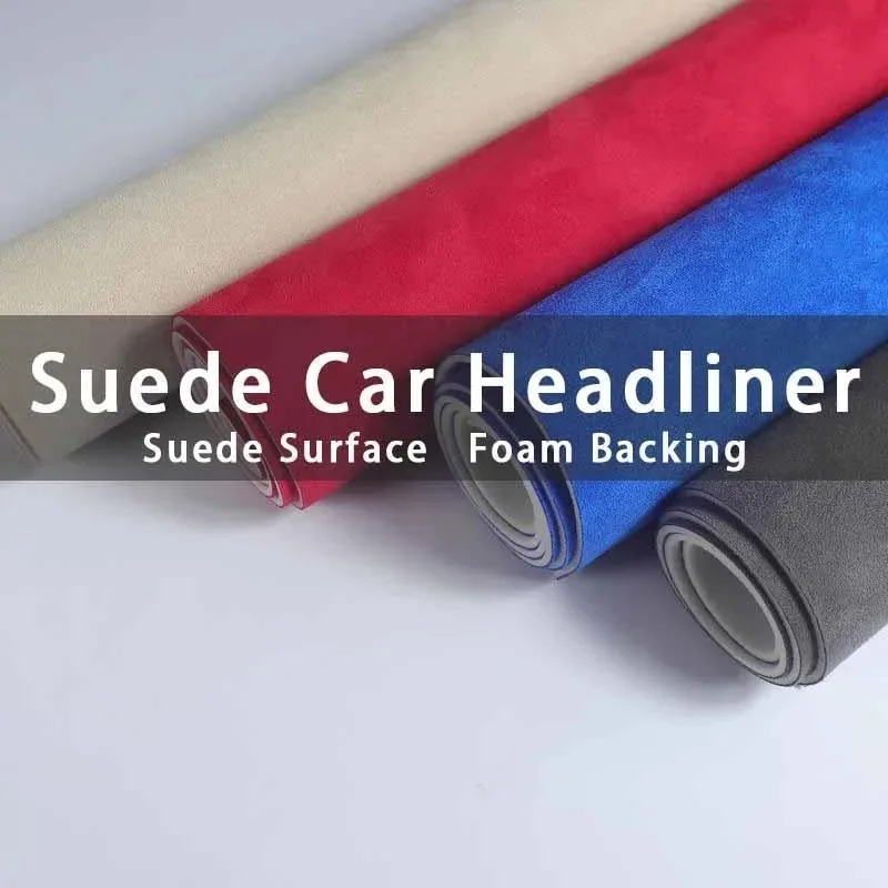 

Suede Auto Headliner Material 200x140cm for Car Ceiling Lining Auto Interior Fabric Renovation Sagging Headliner Repair