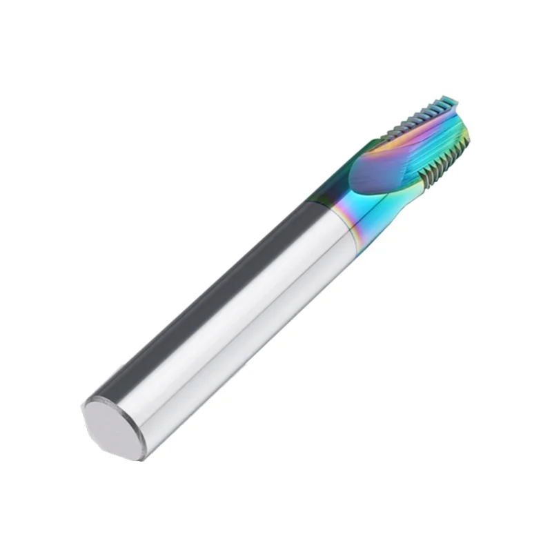 NPT Thread Full Tooth End Mill DLC Coating Tools for CNC Machining Center End Mill