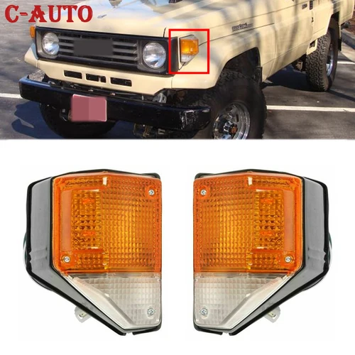 Luz indicadora de luz intermitente de esquina para Toyota Land Cruiser FJ70 FJ75 FJ40 1985-1996 8151069225 8152069225   Lámpara intermitente