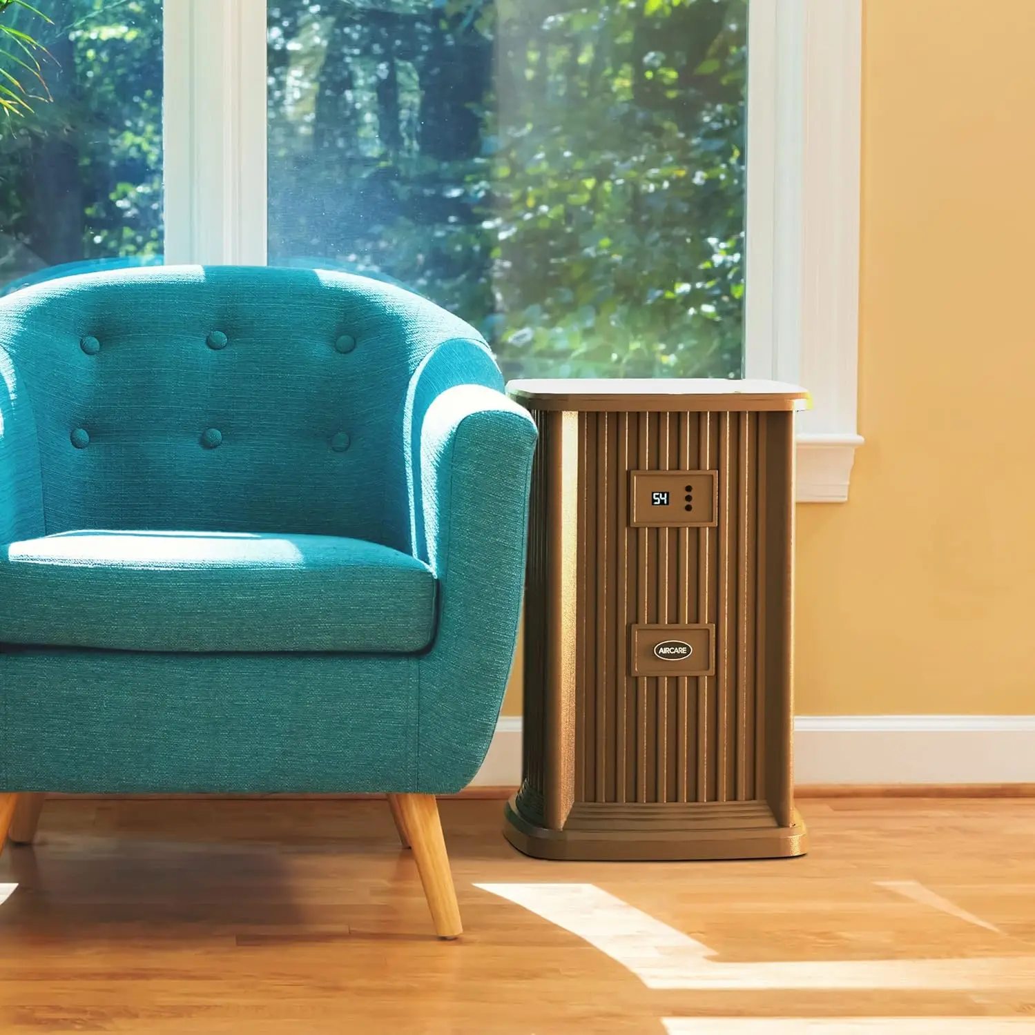 Cyfrowy nawilżacz wyparowy na cokole do całego domu