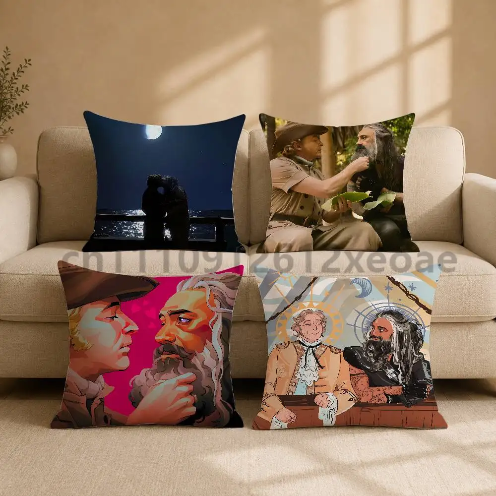 Our Flag Means Death Printed Pillow Cover Square Cushion Case for Sofa Couch Living Room Bedroom Home Decor