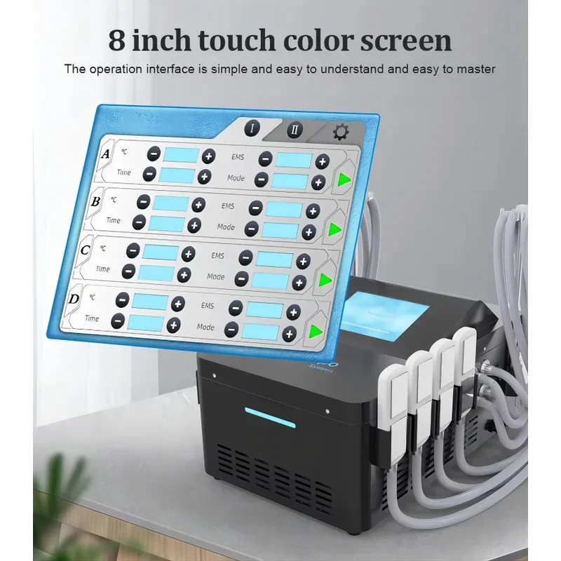 

Машины для скульптуры крутого замораживания жира, 8, криоподушки, EMS, криотерапия, машина для замораживания жира, криолиполиз