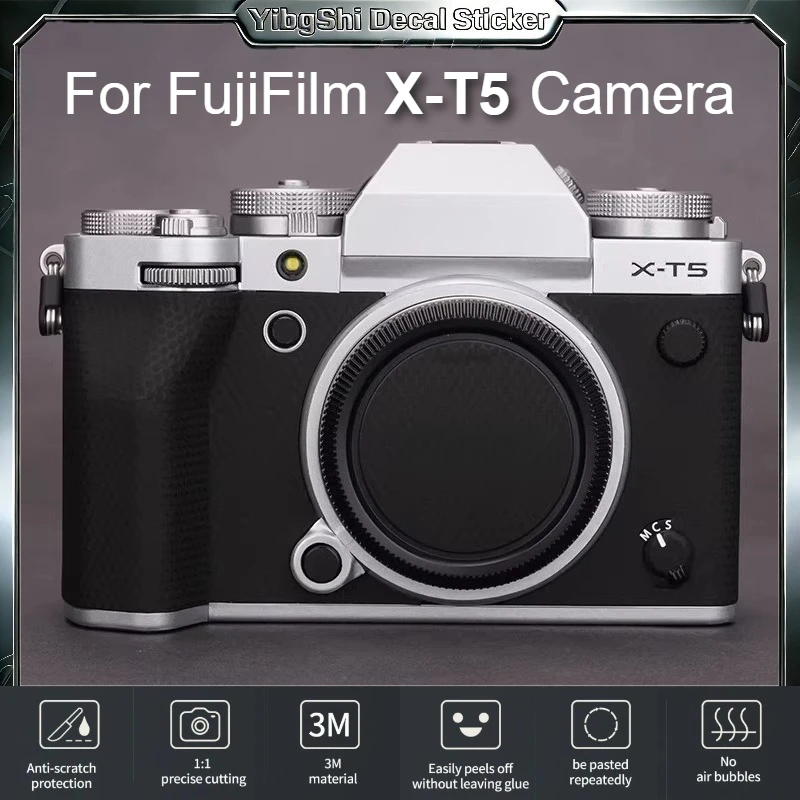 Наклейка для камеры FujiFilm X-T5, виниловая пленка с защитой от царапин, защитная пленка для корпуса камеры Fuji XT5, защитное покрытие