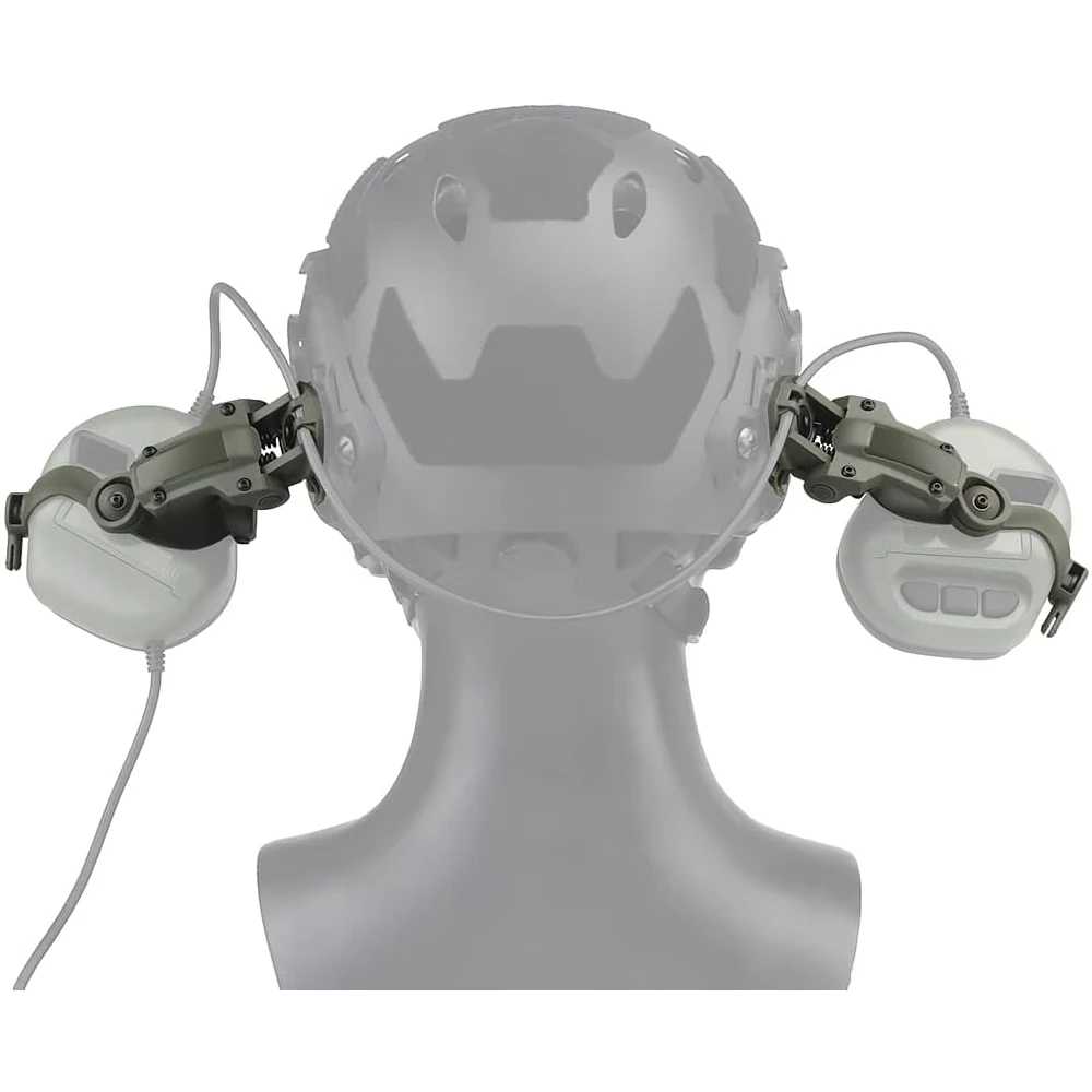 Accessori per cuffie da tiro tattico da caccia all'aperto/supporto per cuffie multiangolo/supporto per binario per casco/staffa adattatore per binario ARC
