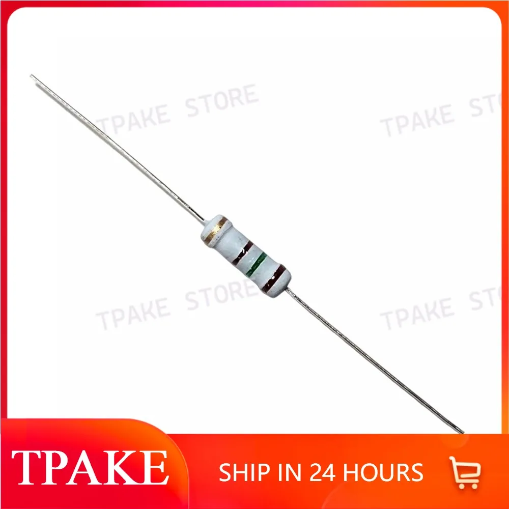 500PCS Metal Oxide Film Resistor 1W 100R 120E 150/180/200/220/240/270/300/330/360/390/430/470/510/560/620/680/750/820/910Ohm