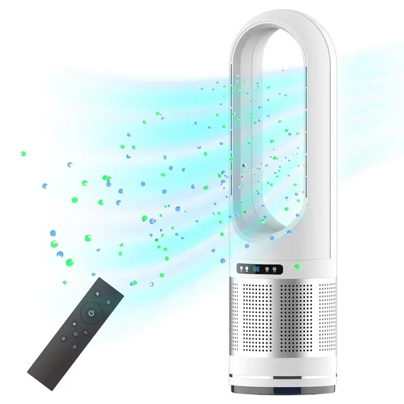 Multifunctional Smart Home Use Hepa Filter Air Purifier Bladeless Fan view 3