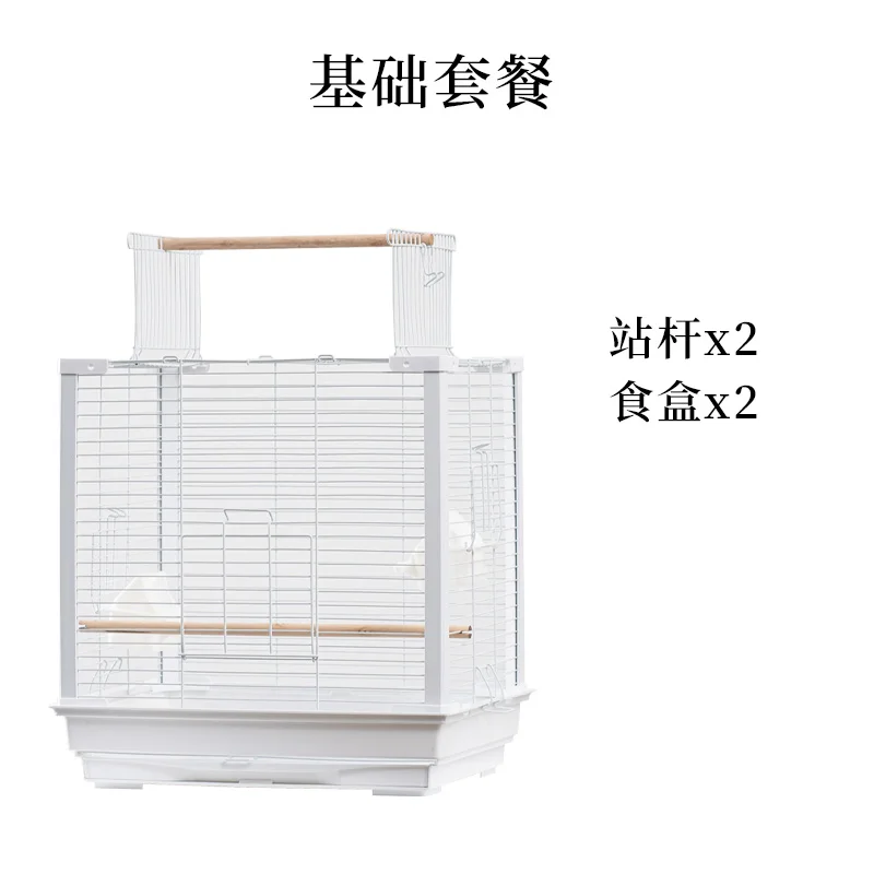 

new bird cage parrot cage acrylic boutique high-end villa special horizontal transparent luxury ecological