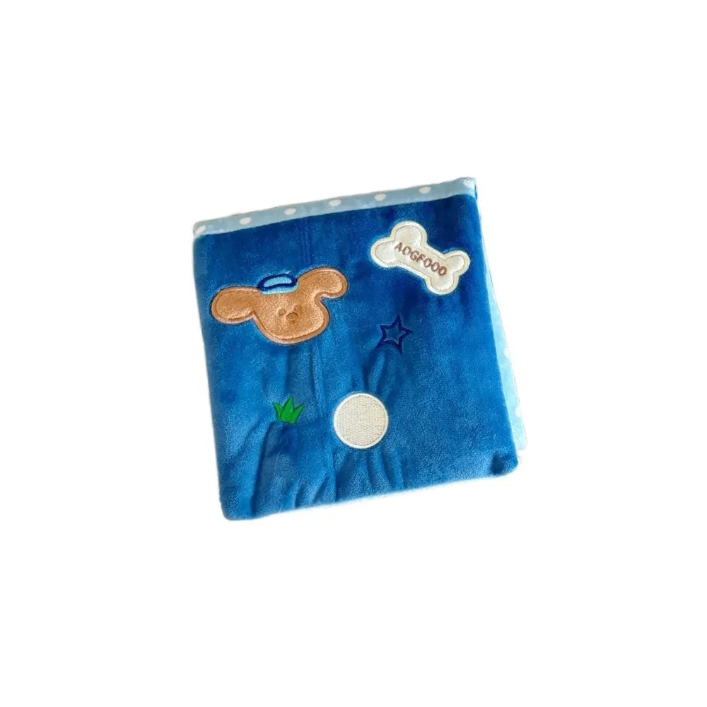 

Cartoon Dog Hiding Food Toys Wallets Shape Interactive Plush Dog Toys Bite Resistant Foldable Pet Sniffing Toy for Puppy Cats