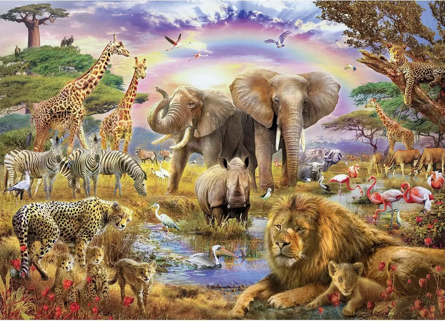 

70X50 cm Jigsaw Puzzle 1000 Pieces Adults Country Road Landscape Paper Puzzle Hight Diffcult Challenging Living Room Decor