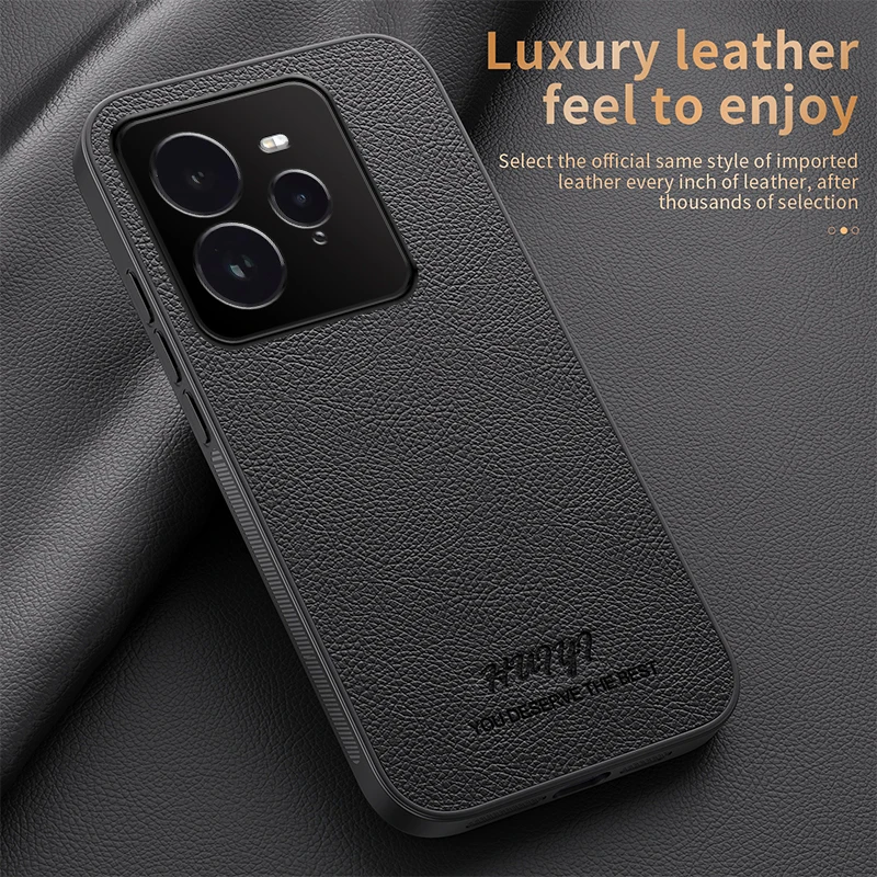 Luxury Business Leather Soft Frame Magnetic Cover For Realme GT7 Pro GT 7 Pro GT7Pro 5G Phone Cases Capa