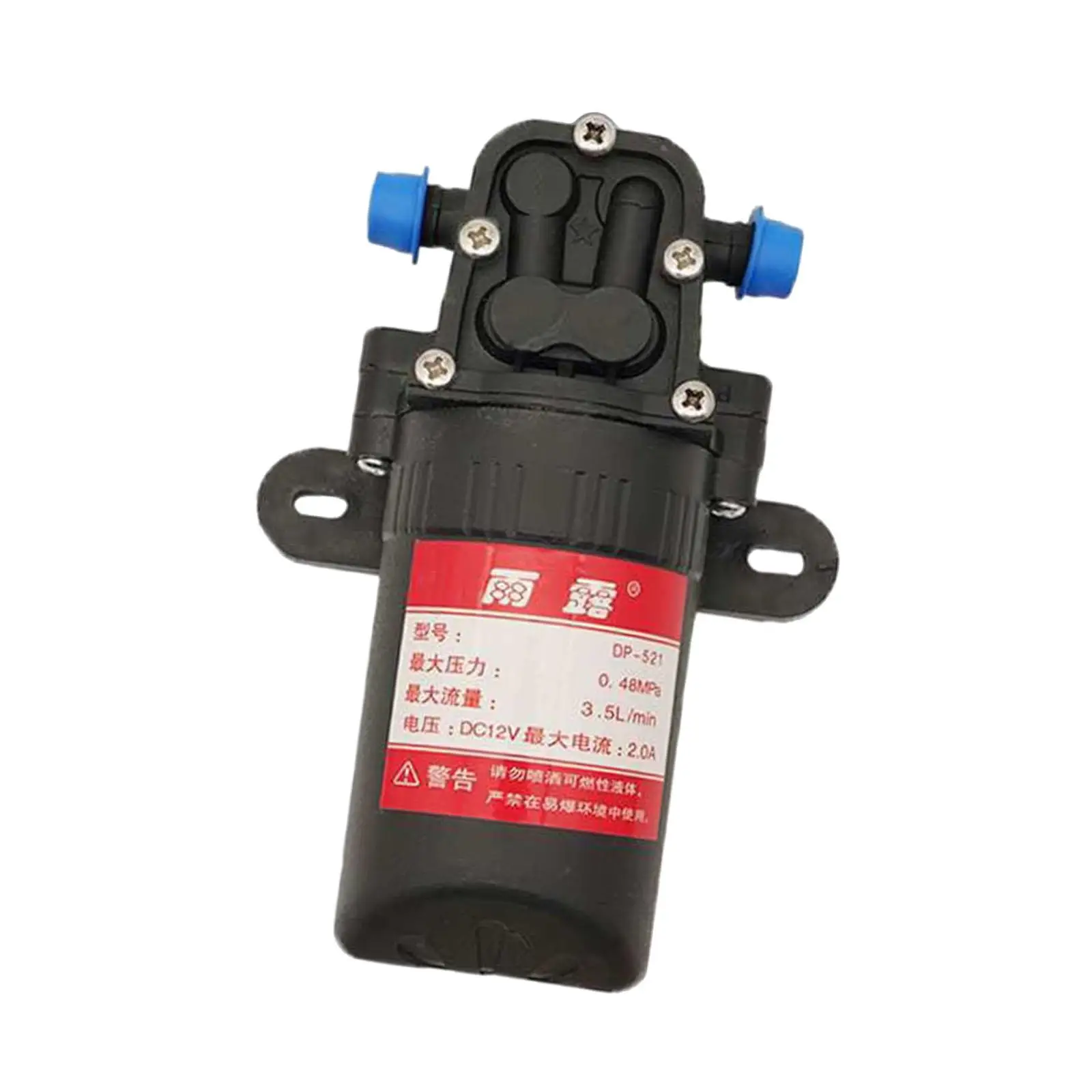 Car Diaphragm Pump Self Priming 12V 3.5l/min Water Pressure Pump for Vehicle Cleaning Use