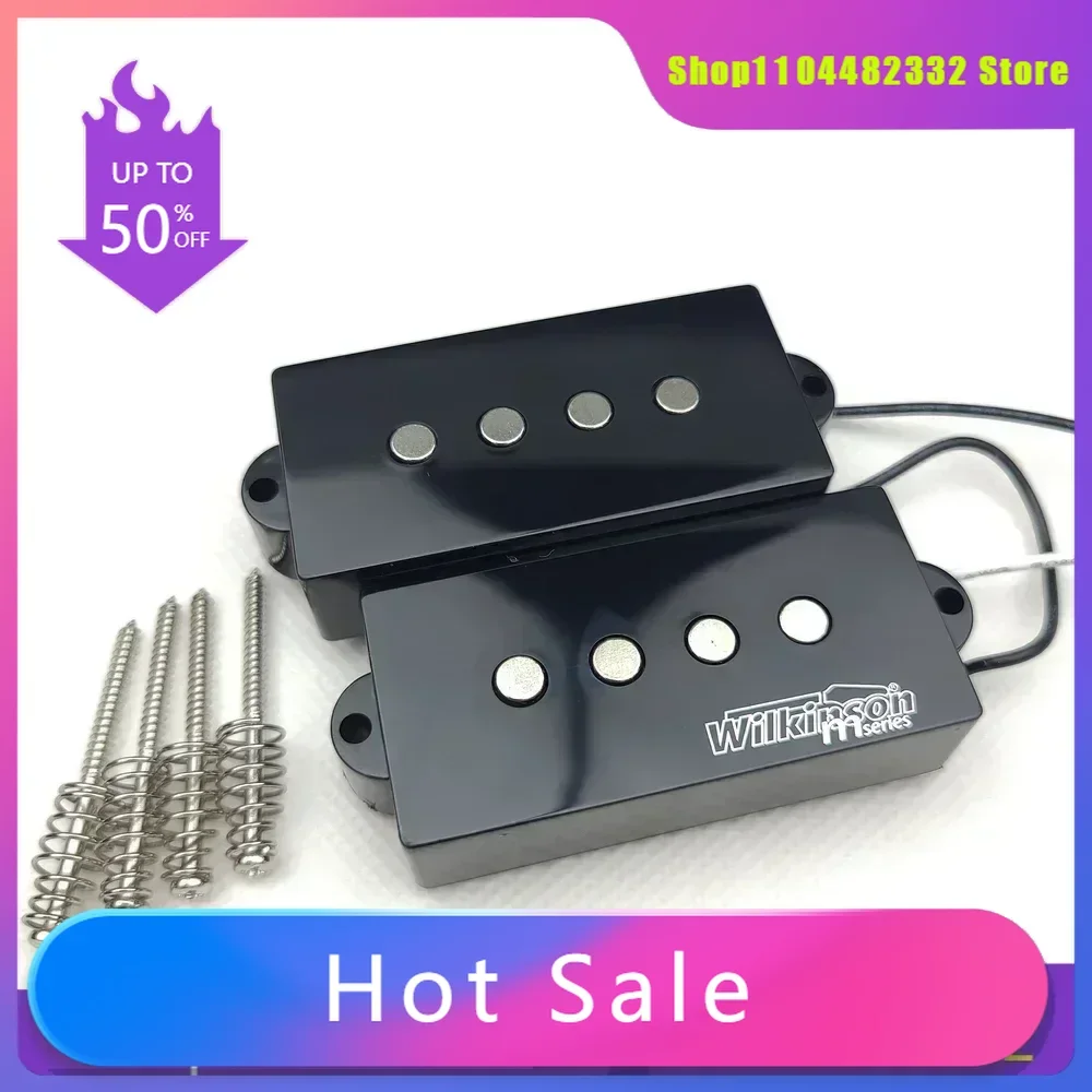 

Wilkinson WOPB 4-String Passive Bass Pickup – for P-Bass Style Electric Bass Guitars