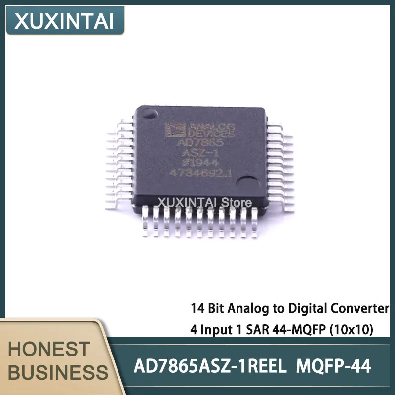 

5Pcs/Lot New Original AD7865ASZ-1REEL AD7865ASZ 14 Bit Analog to Digital Converter 4 Input 1 SAR 44-MQFP (10x10)