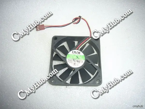 For AVC C7015R12E DC12V 0.1A 7015 7CM 70MM 70X70X15MM 3pin Cooling Fan C7015R12E