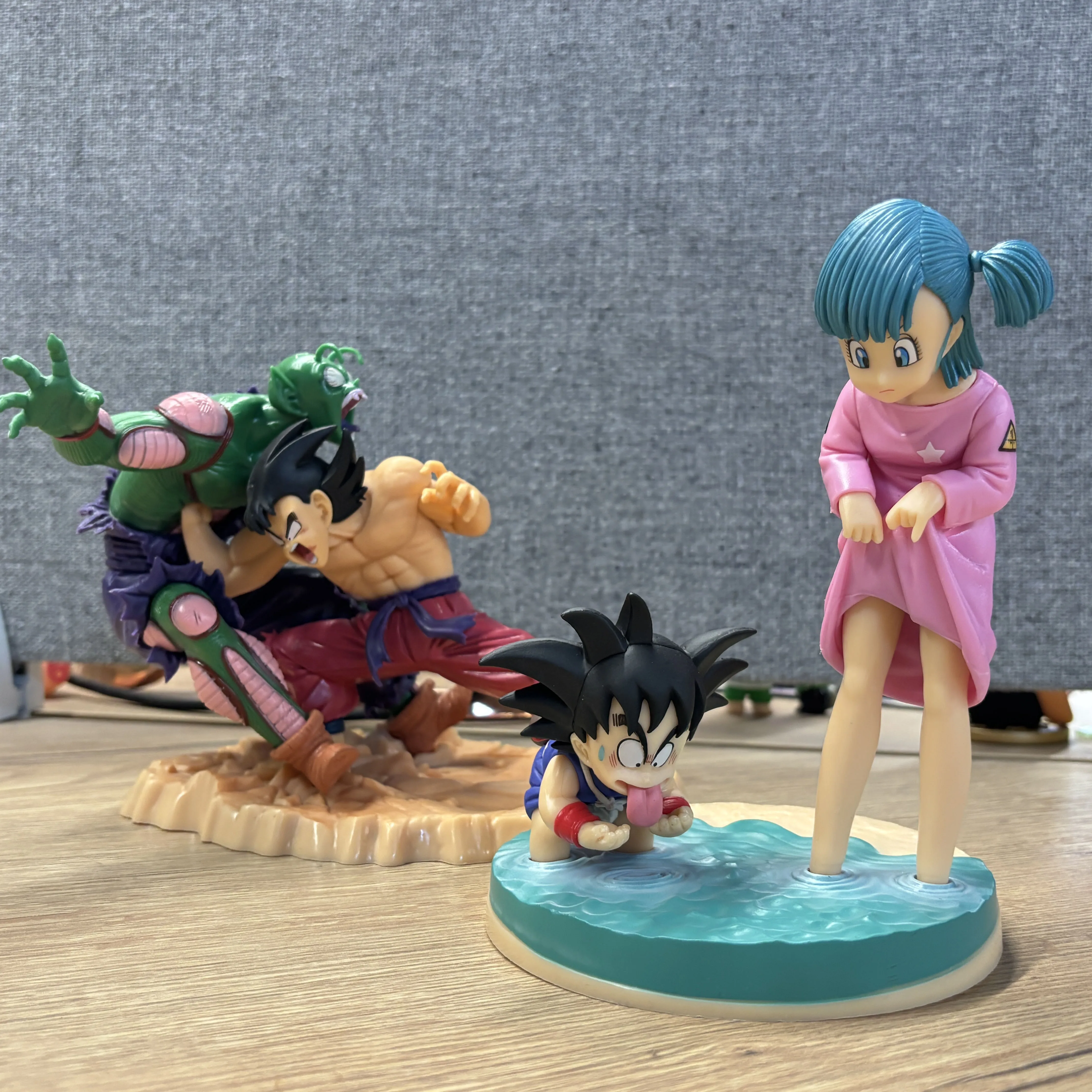 Dragon Ball Z อะนิเมะ Gk Son Goku และ Bulma ตัวเลขมังกรประวัติศาสตร์ Revible Moment Figurine Pvc รูปปั้นโต๊ะตกแต่งของเล่นของขวัญ