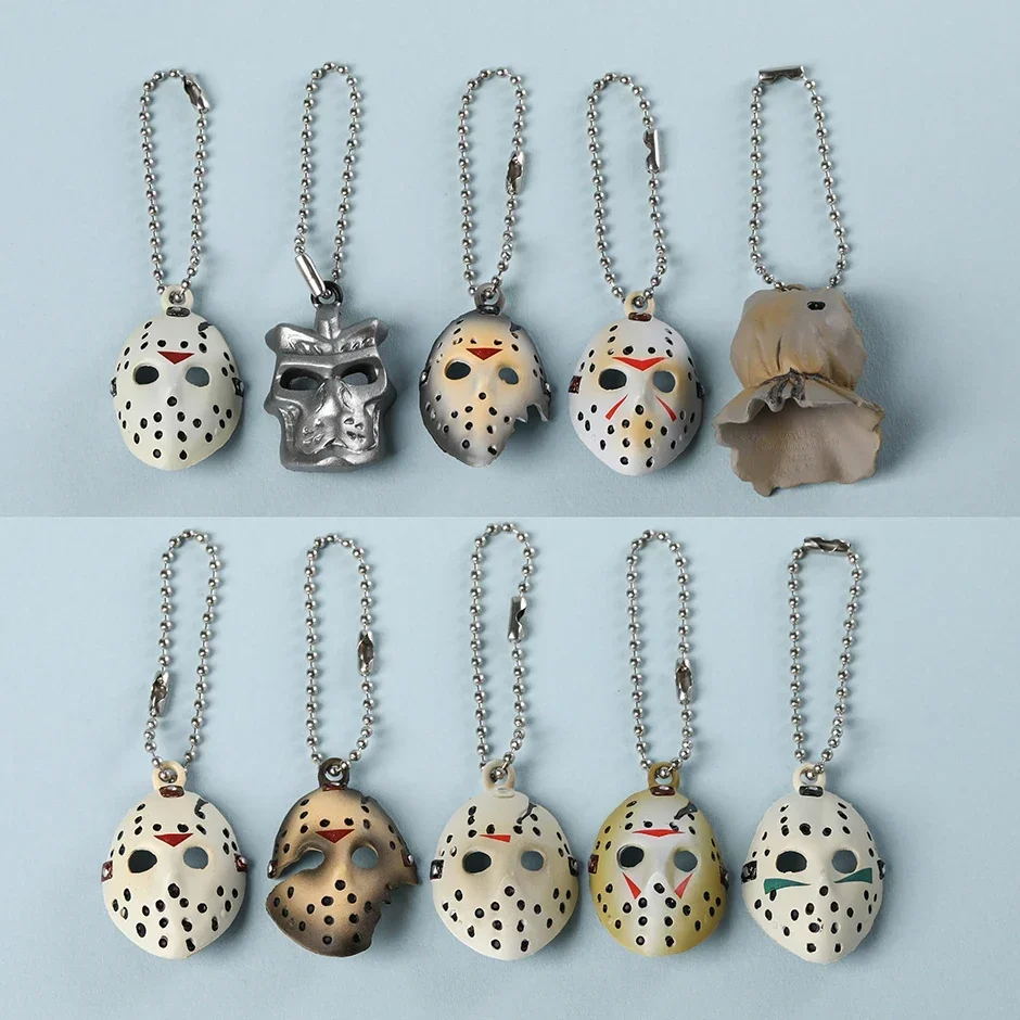 10 قطعة/المجموعة جيسون الرعب أقنعة البسيطة PVC أرقام عيد الميلاد هدية عيد ميلاد اللعب #5