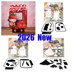 Juicy Cuts Warm Hug Metal Cutting Dies Stamp and Stencils for DIY Scrapbooking Handmade Photo Album Calendar January 2026 New