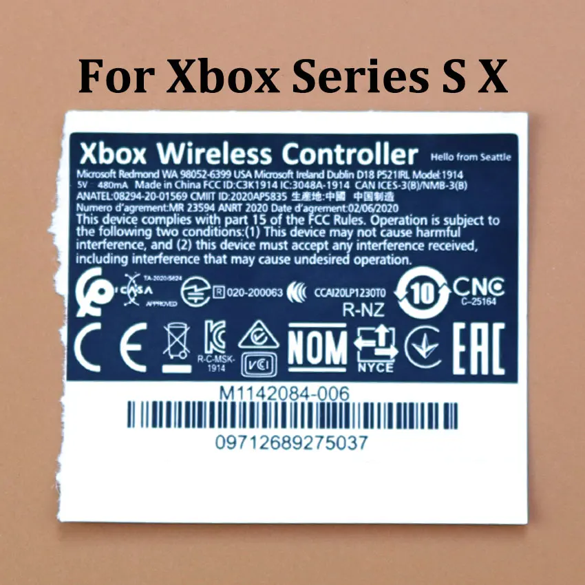 ChengHaoRan Para XBOX Série S/X Pele Adesivo Pele Para XBOX360 XBOX ONE Slim S Elite Alça Etiqueta Voltar Adesivo Controlador