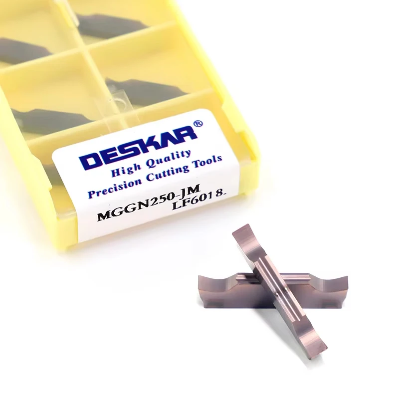 10 stks DESKAR MGGN MGGN150 MGGN200 MGGN250 MGGN300 MGGN350 MGGN400 MGGN500 MGGN600 JM LF6008 LF6018 K10 CNC Gereedschap Groefwisselplaat