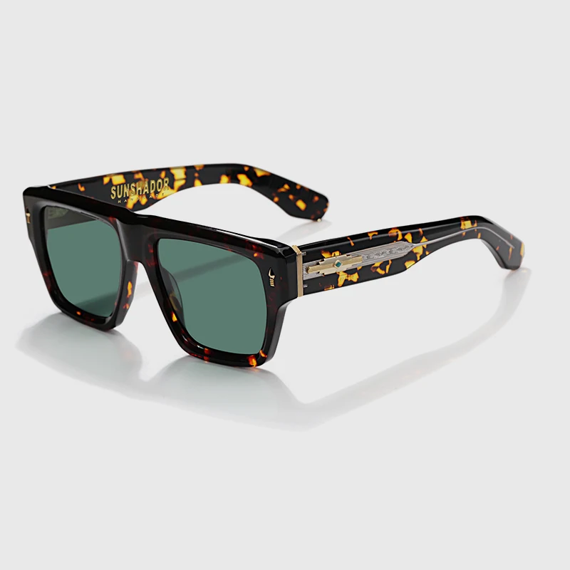 

Top Quality Square Acetate Sunglasses For Men Women Retro Fashion Sunglasses outdoor UV400 Protection Customization Logo