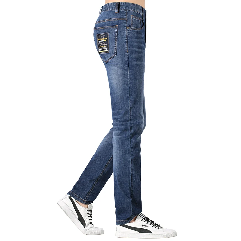 2023 New Summer Men's Jeans Thin Bruce&Shark Men's clothing Straight Leg Loose Style stretching korean fashion Jeans Big Size