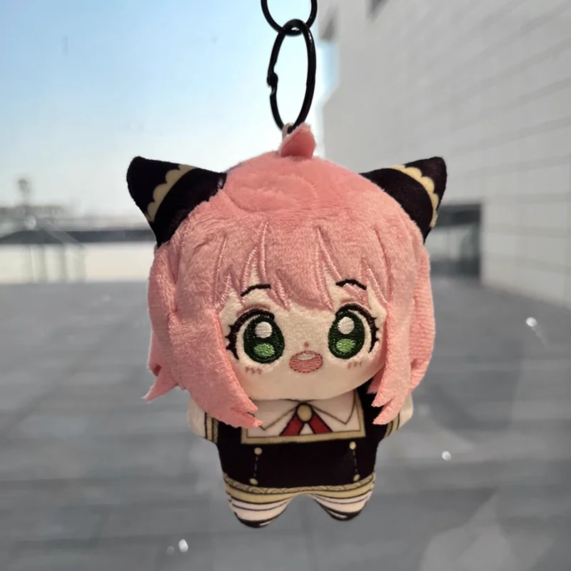 10cm SPY Anya Forger Plushie Dolls Pendant Birthday Cute Soft Anime ‌‌SPY Stuffed Toys Backpack Holiday Present Gift