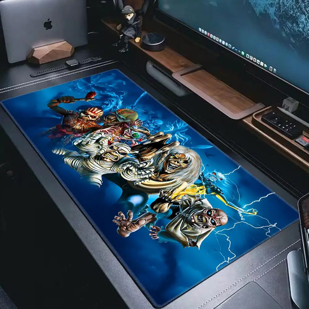 Cool I-I-Iron M-Maiden Mouse Pad Large Gaming XXL Large Mouse Pad Lock Edge Thickened Computer Keyboard Table Desk Mat HYBXAXC