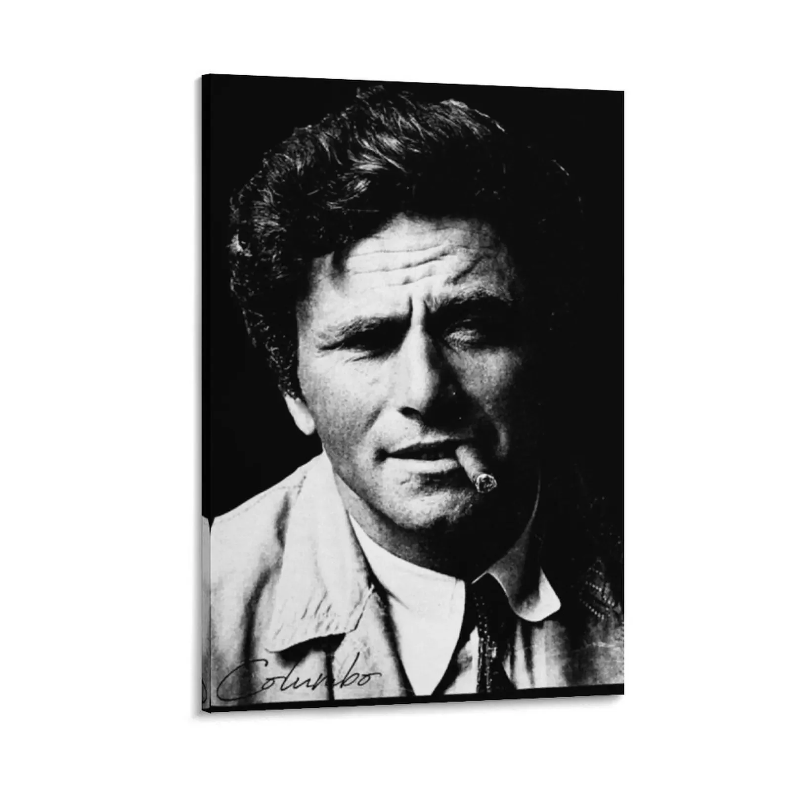 

Columbo Portrait Canvas Painting posters for wall Wall paintings Picture on the wall
